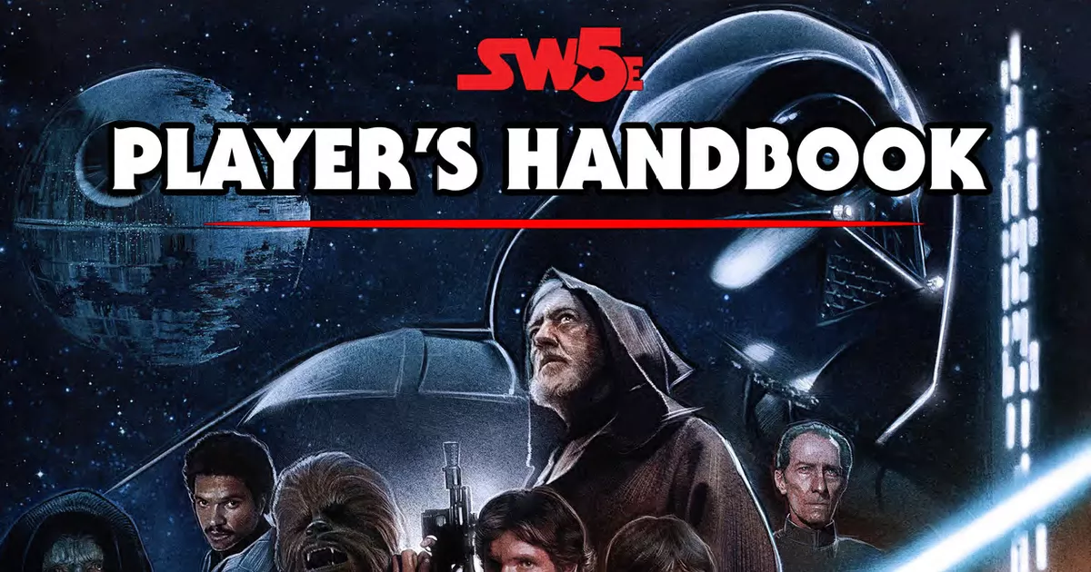 SW5E players handbook written, players in the background