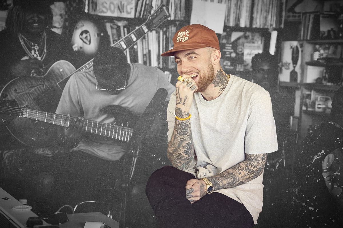 Mac miller enjoying moments with his band