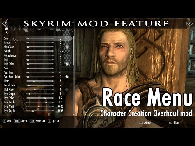 Race Menu Mode In Skyrim