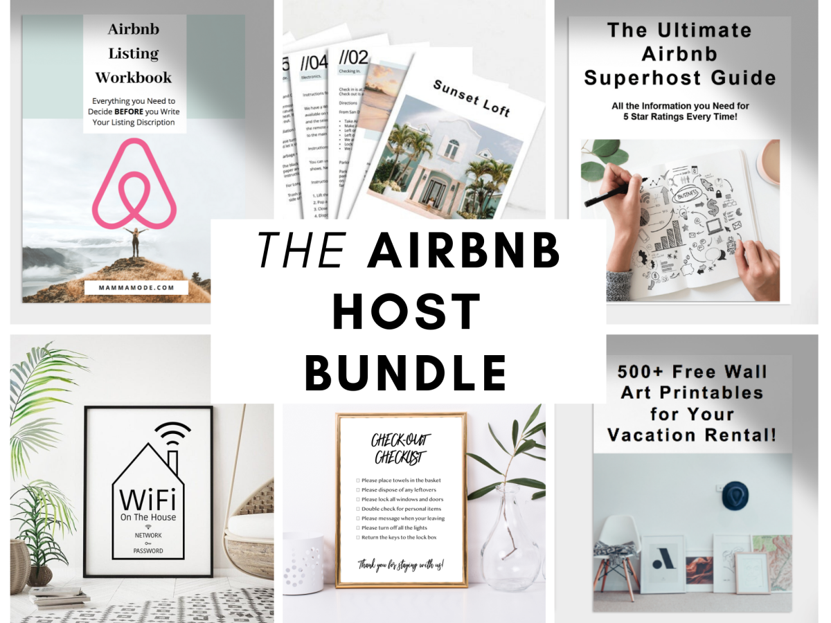 Airbnb host bundle, collage