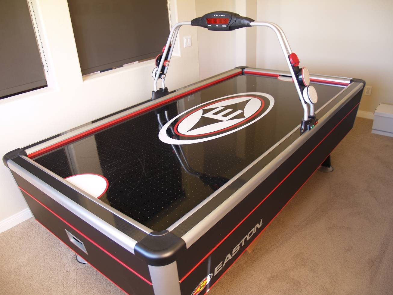 Easton 8 Carbon Air Hockey Table in a room