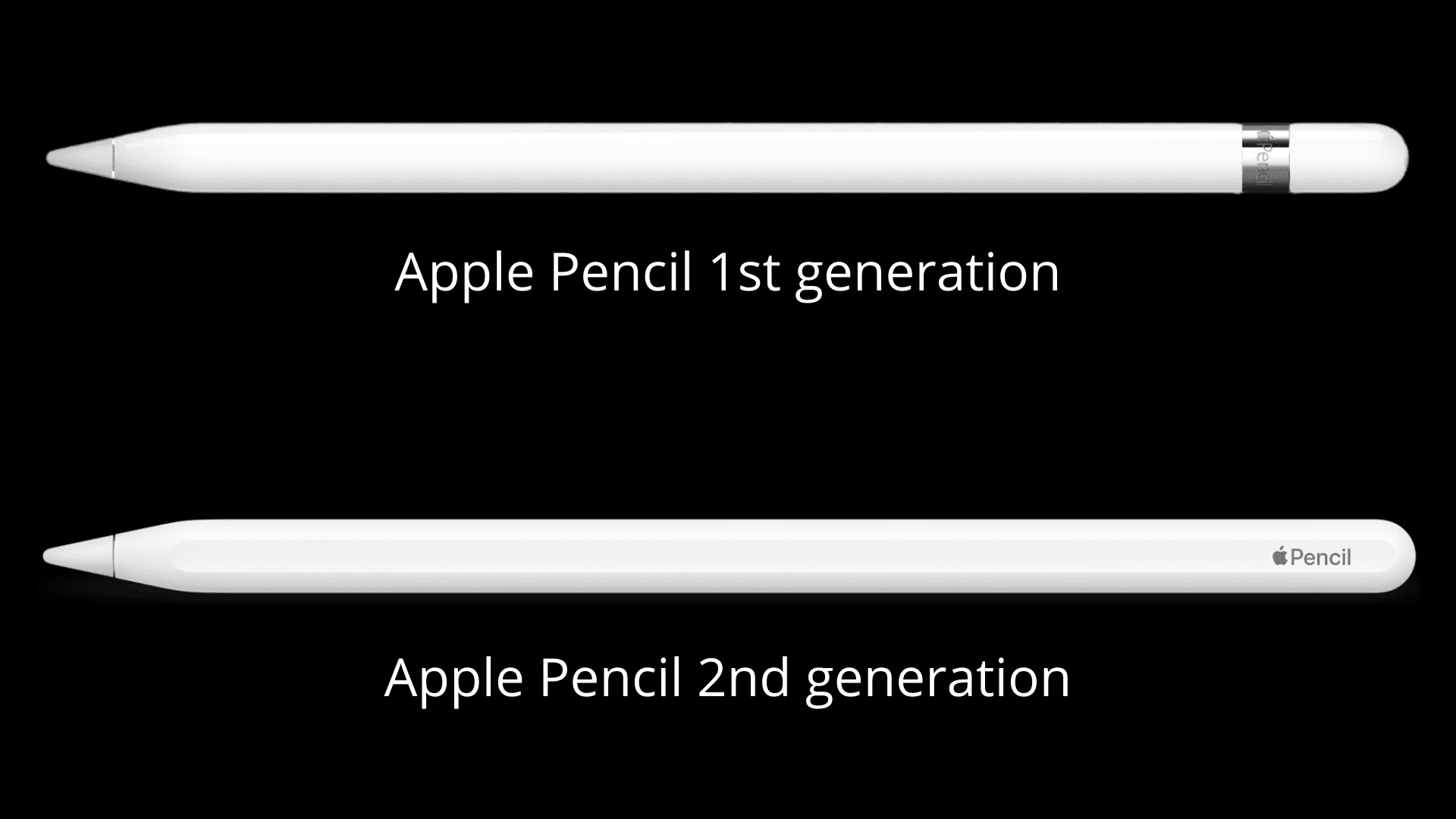 Apple pencil 1st generation vs 2 nd generation