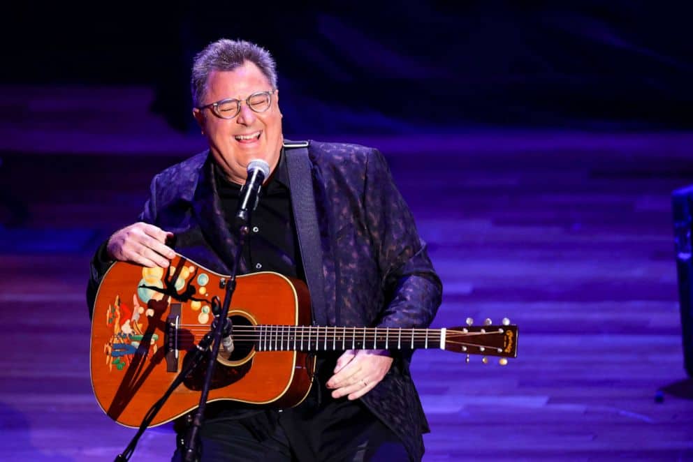 Vince Gill on the stage