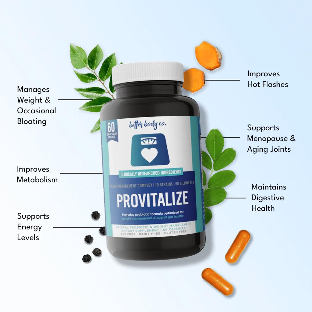 A bottle of Provitalize Amazon and its benefits written on picture