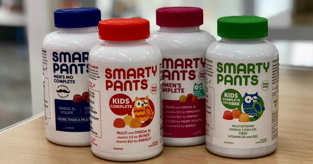 Different products of Smarty Pants Vitamins