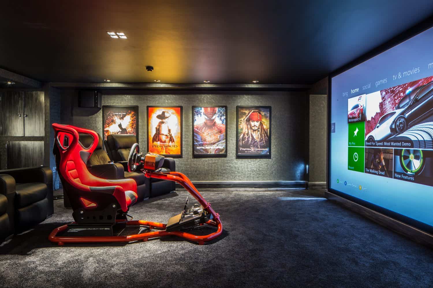 A gamer's haven where cutting-edge technology and comfort intertwine, featuring a sleek gaming PC, a captivating curved ultrawide monitor, and ergonomic seating, all bathed in the ambiance of gaming passion.