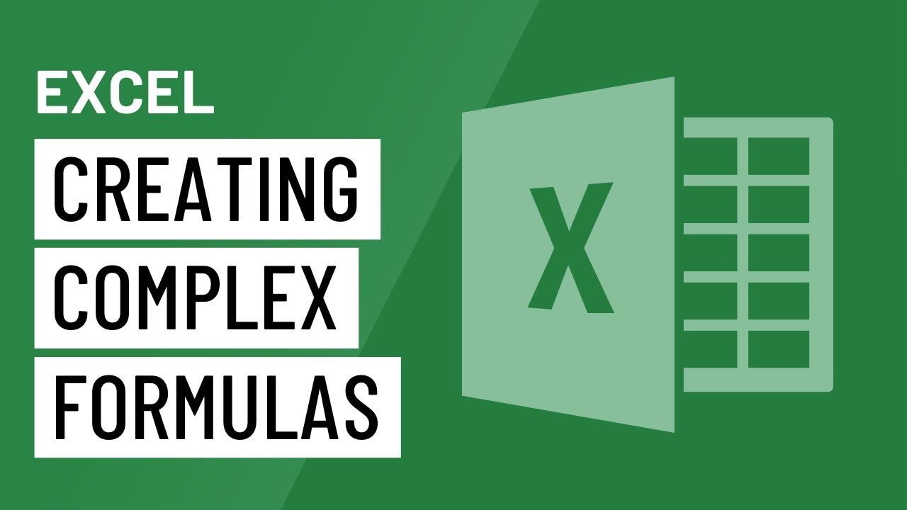  "EXCEL CREATING COMPLEX FORMULAS," likely related to an educational resource or tutorial on advanced Excel functions.
