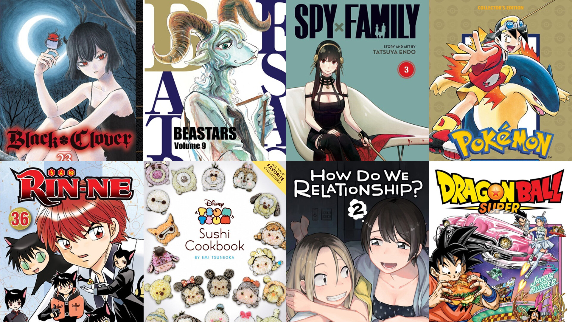 All the Manga and Books Coming from VIZ Media