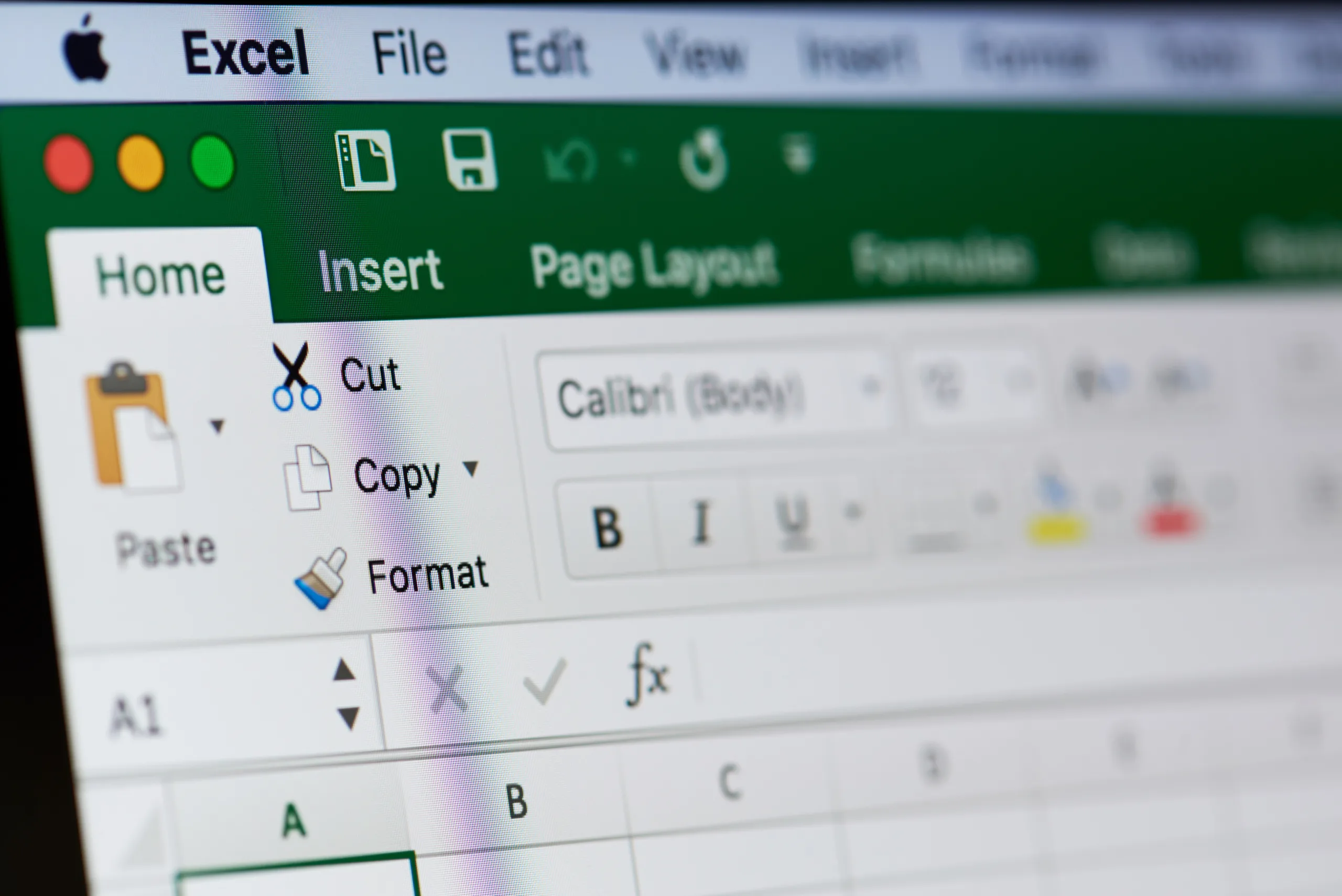 Microsoft Excel toolbar, focusing on the 'Insert' tab, indicative of a user working within the program.