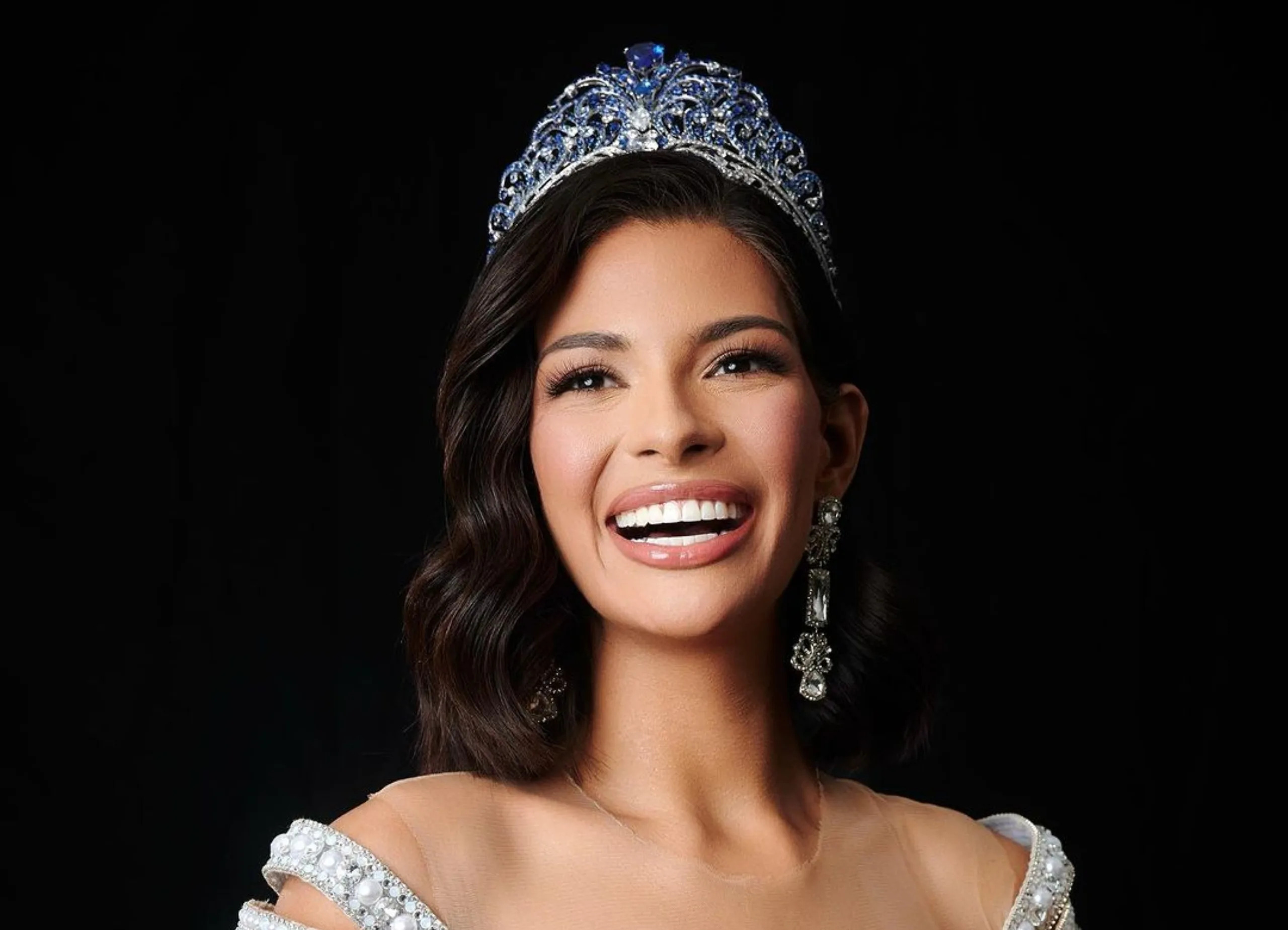 Miss Universe 2023 Sheynnis Palacios of Nicaragua wearing the crown