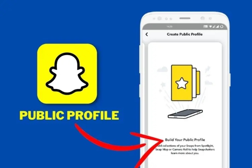Snapchat "Build Your Public Profile" page
