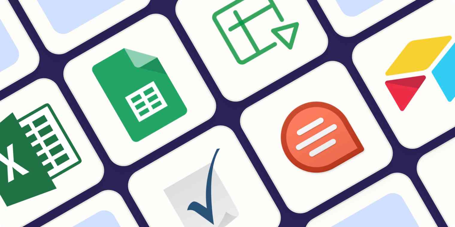 Variety of application icons, including Google Sheets and Google Slides, suggesting a focus on productivity and office software.