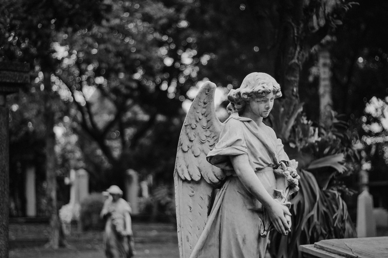 Mourning Angel Statue