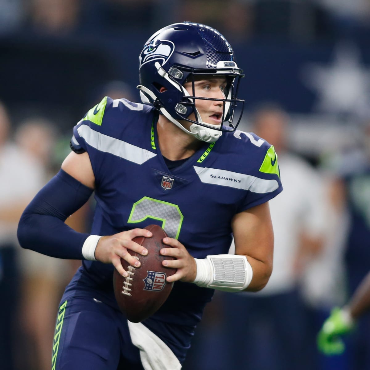 Drew lock playing for seattle seahawks