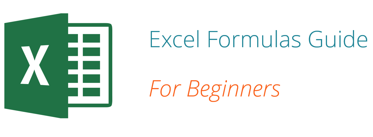 "Excel Formulas Guide For Beginners," featuring the Microsoft Excel icon.