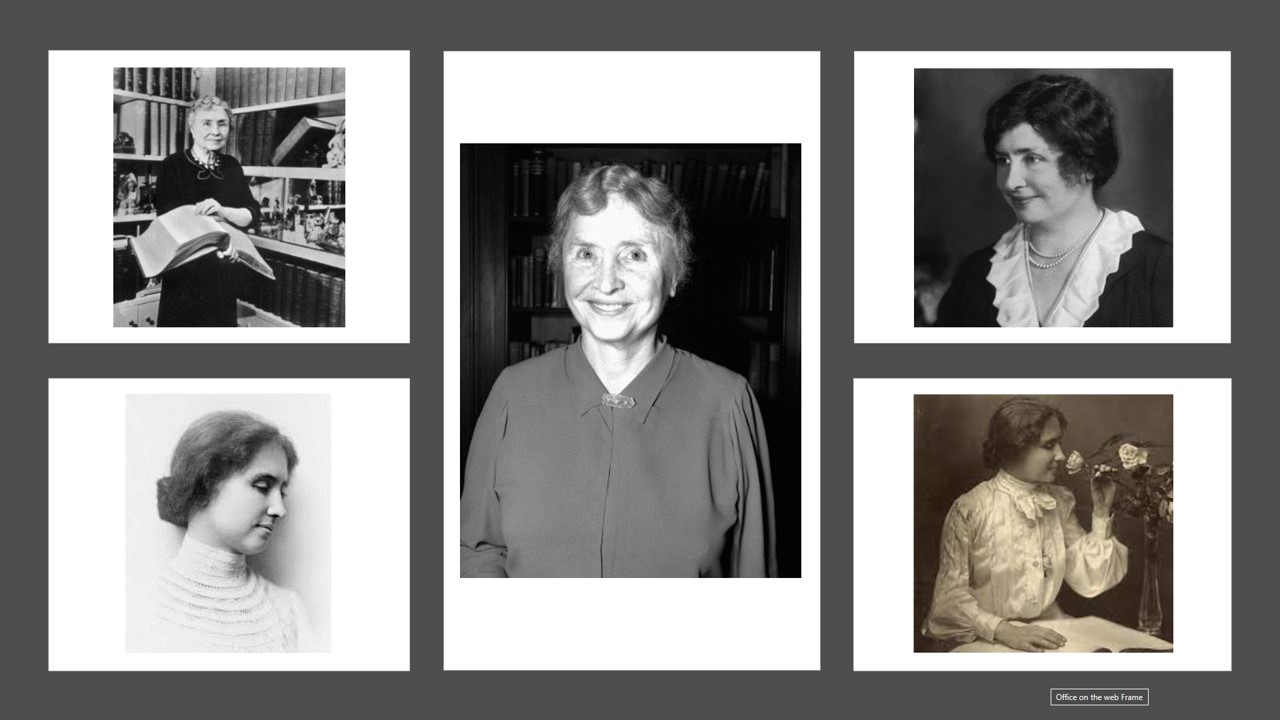 Hellen Keller in different times and age