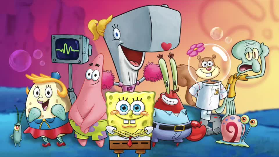 Spongebob squarepants show's characters