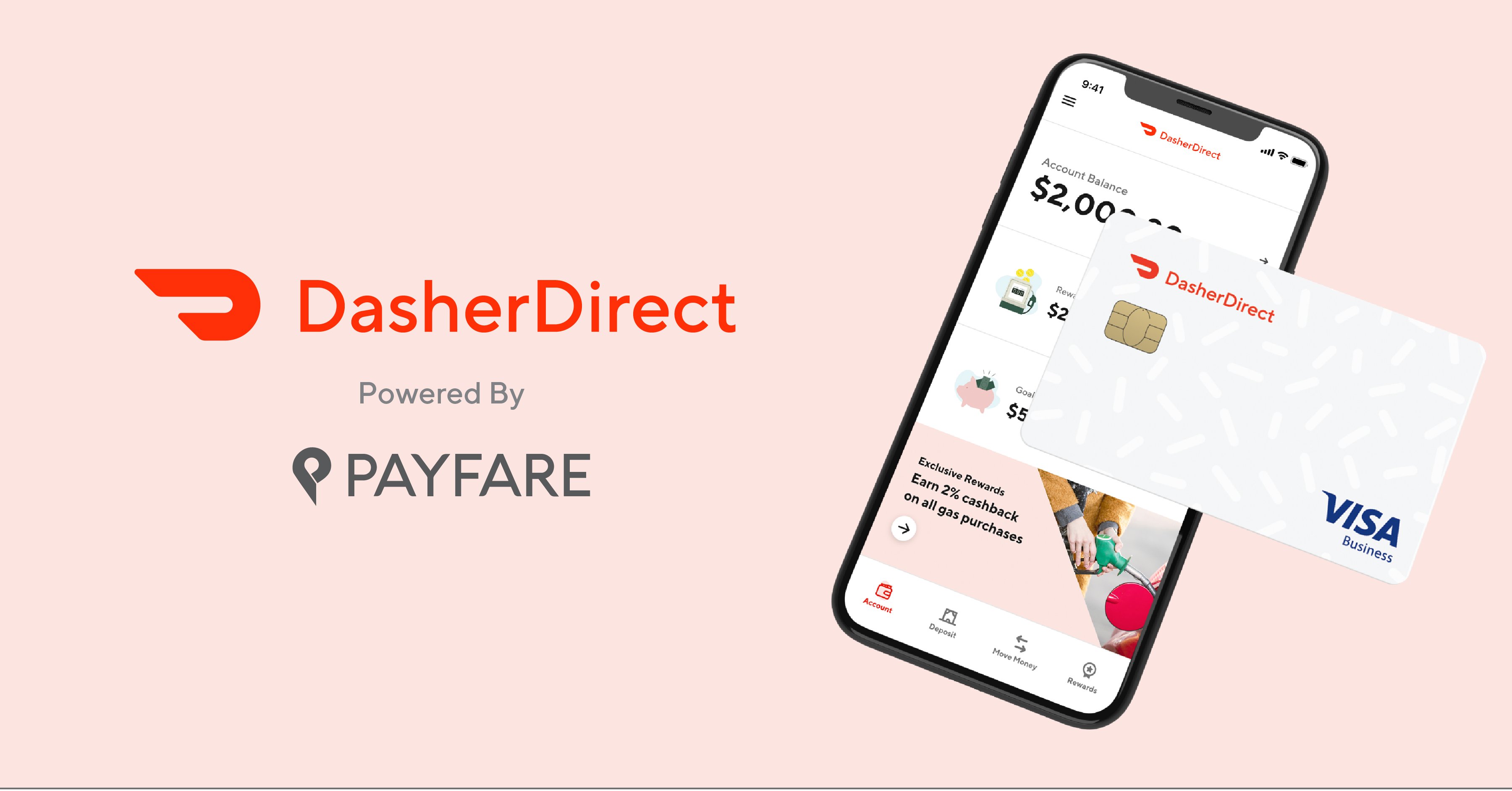 Dasherdirect app and card