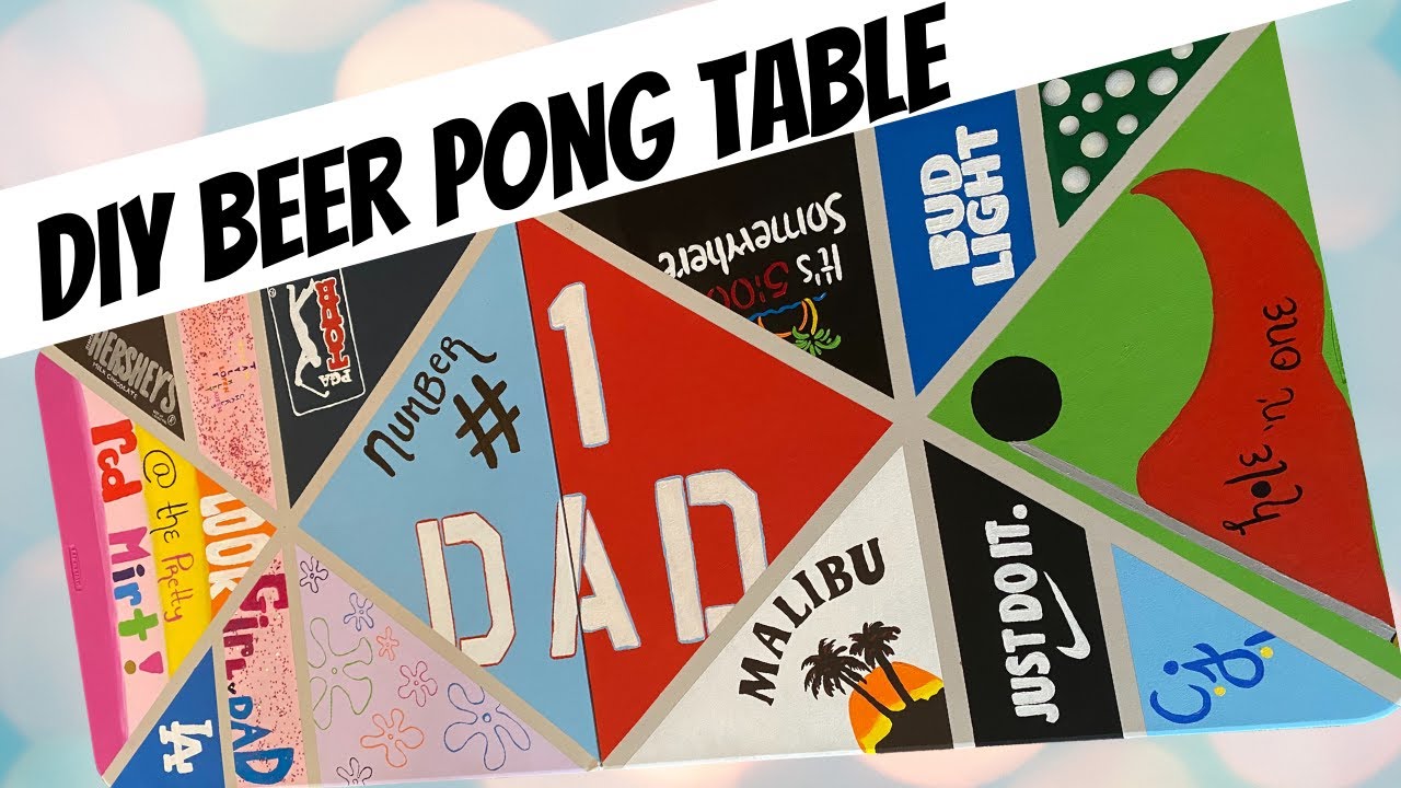 Customizable Graphics for beer pong table