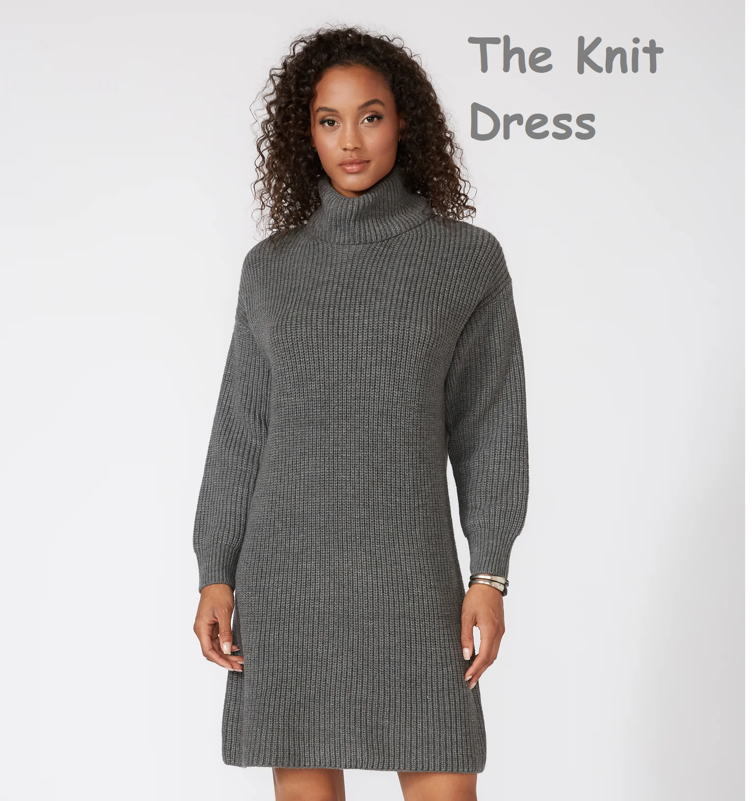 The knit dress