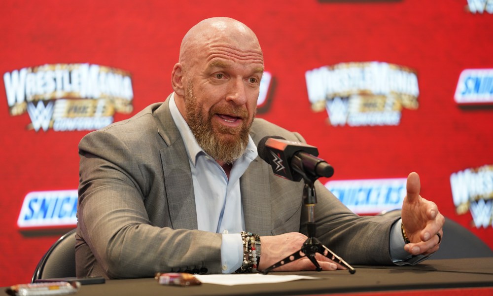 Triple H at a conference