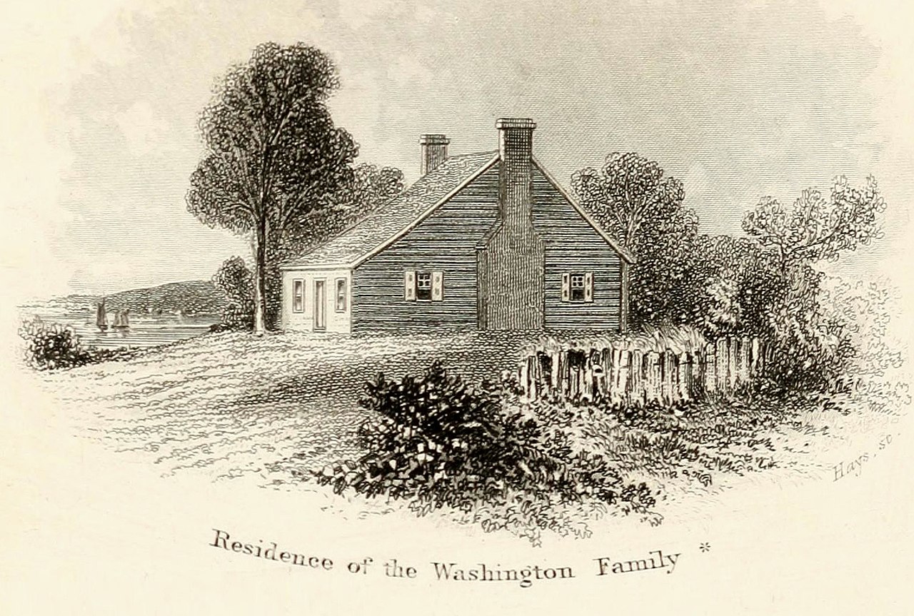 Residence of the Washington family.