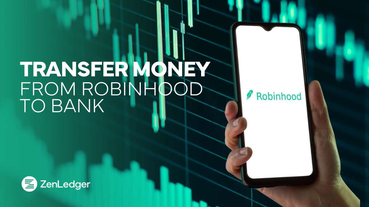Man holds mobile with robinhood open screen preview