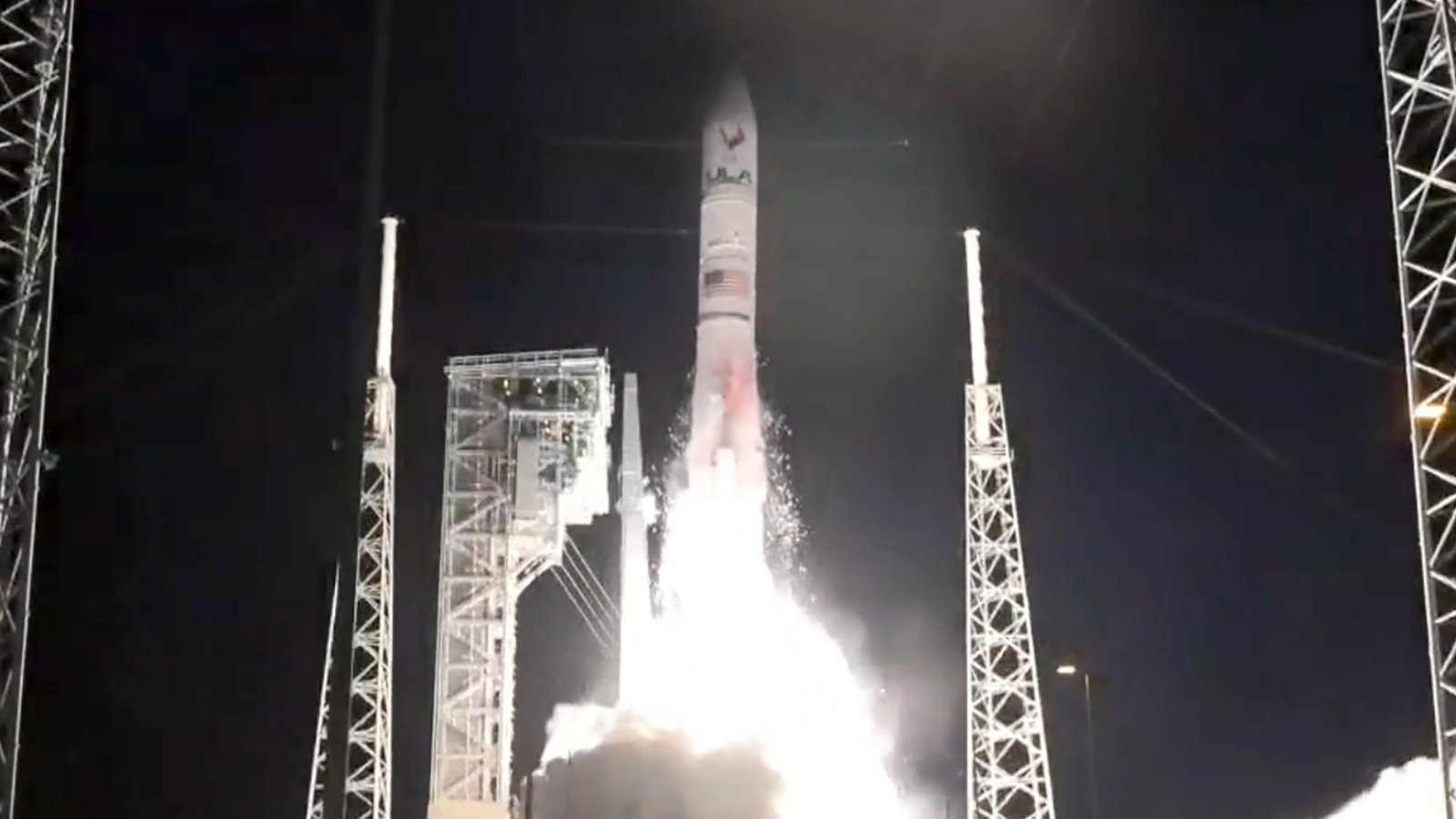 Vulcan Centaur rocket launching into space