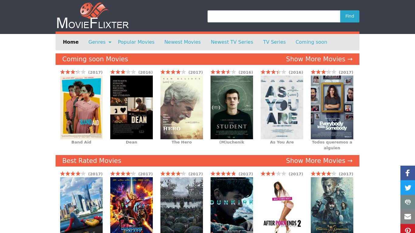 MovieFlixter app