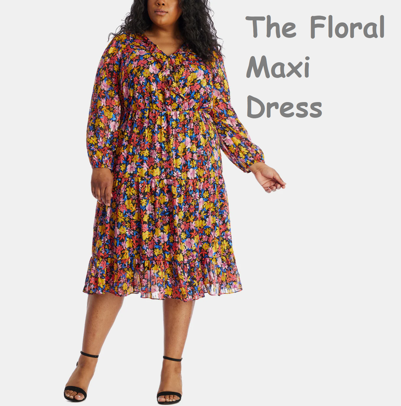 The floral maxi dress