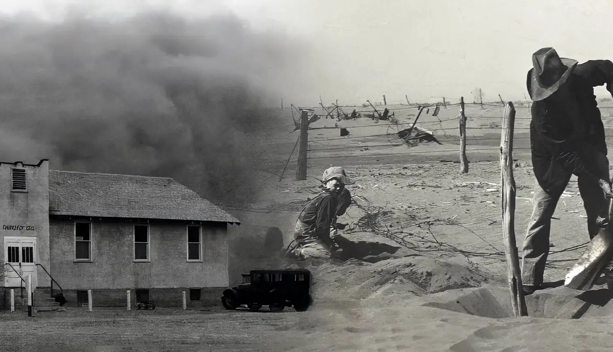 Dust bowl during great depression