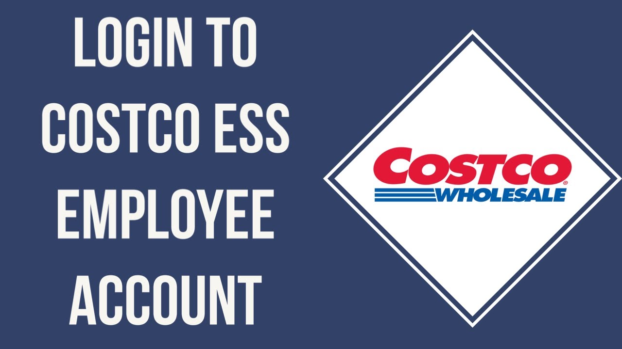 Login to ess-costco employee account and costco logo preview