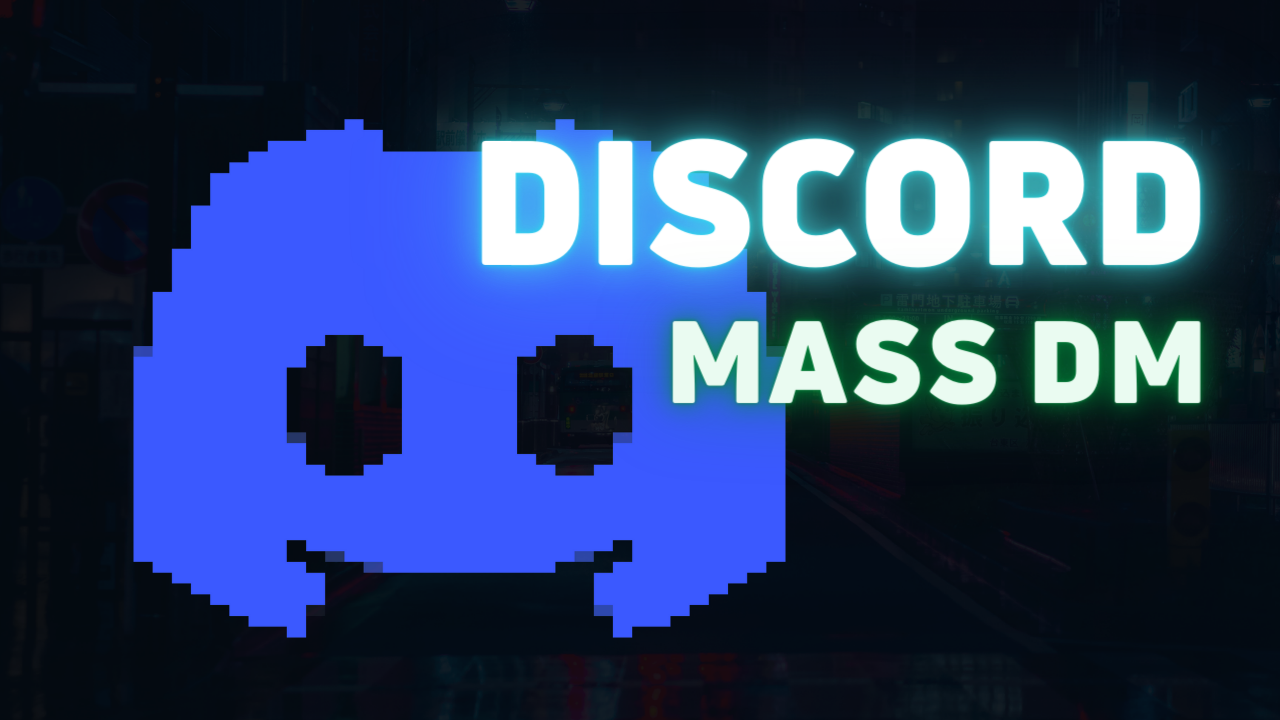 A graphic with the words "DISCORD MASS DM" superimposed over a Discord logo, suggesting a discussion or guide related to sending bulk direct messages on the Discord platform.