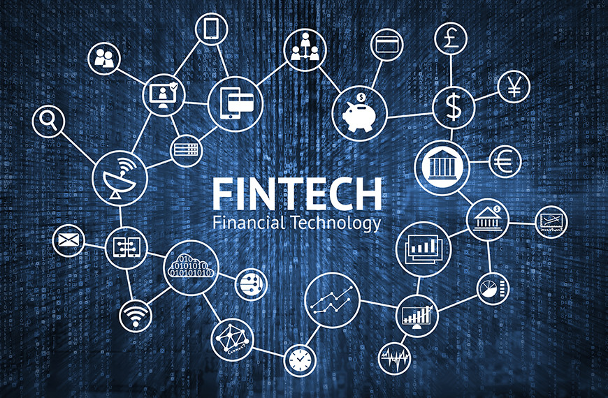 Fintech technology banner
