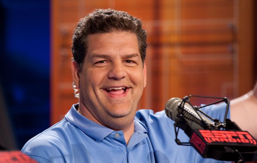 Mike Golic broadcasting live