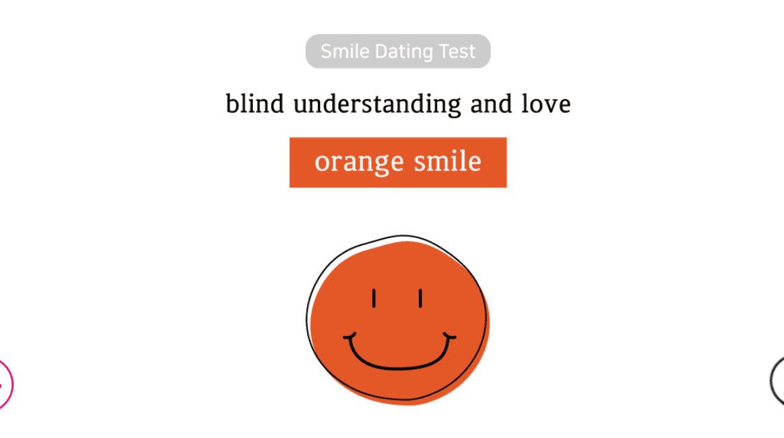 Smile dating test - how smileys reveal partner's character