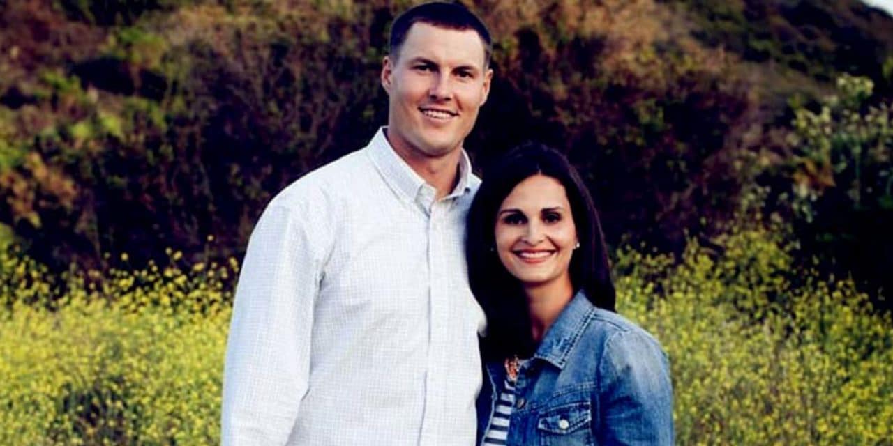 Philip Rivers and his wife