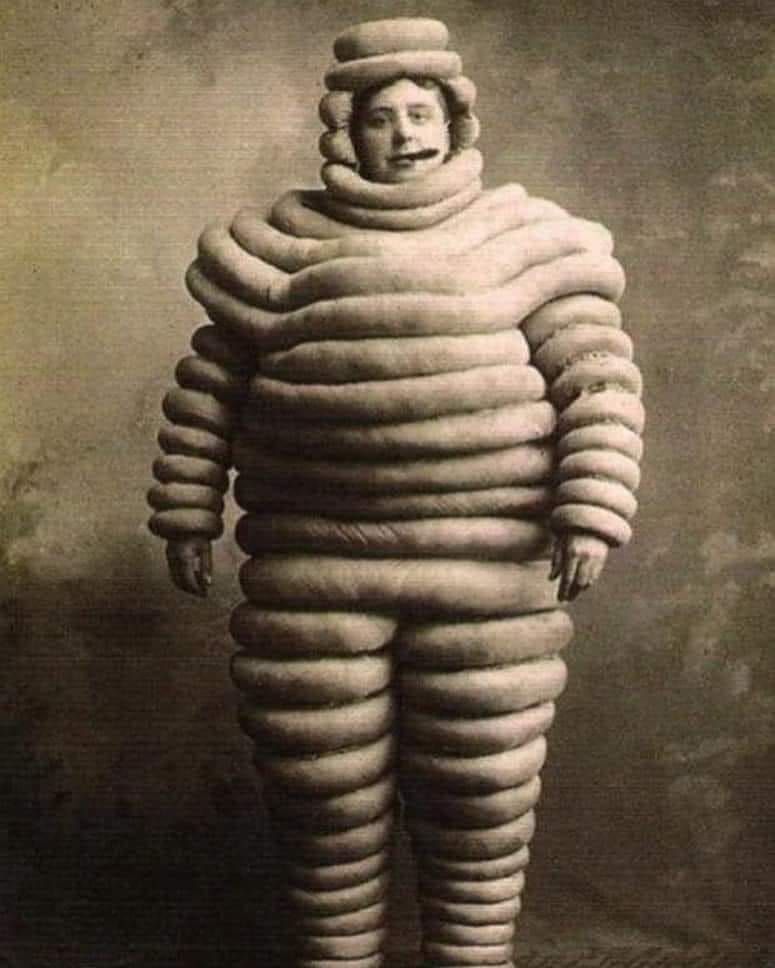 Original Michelin man from 1894