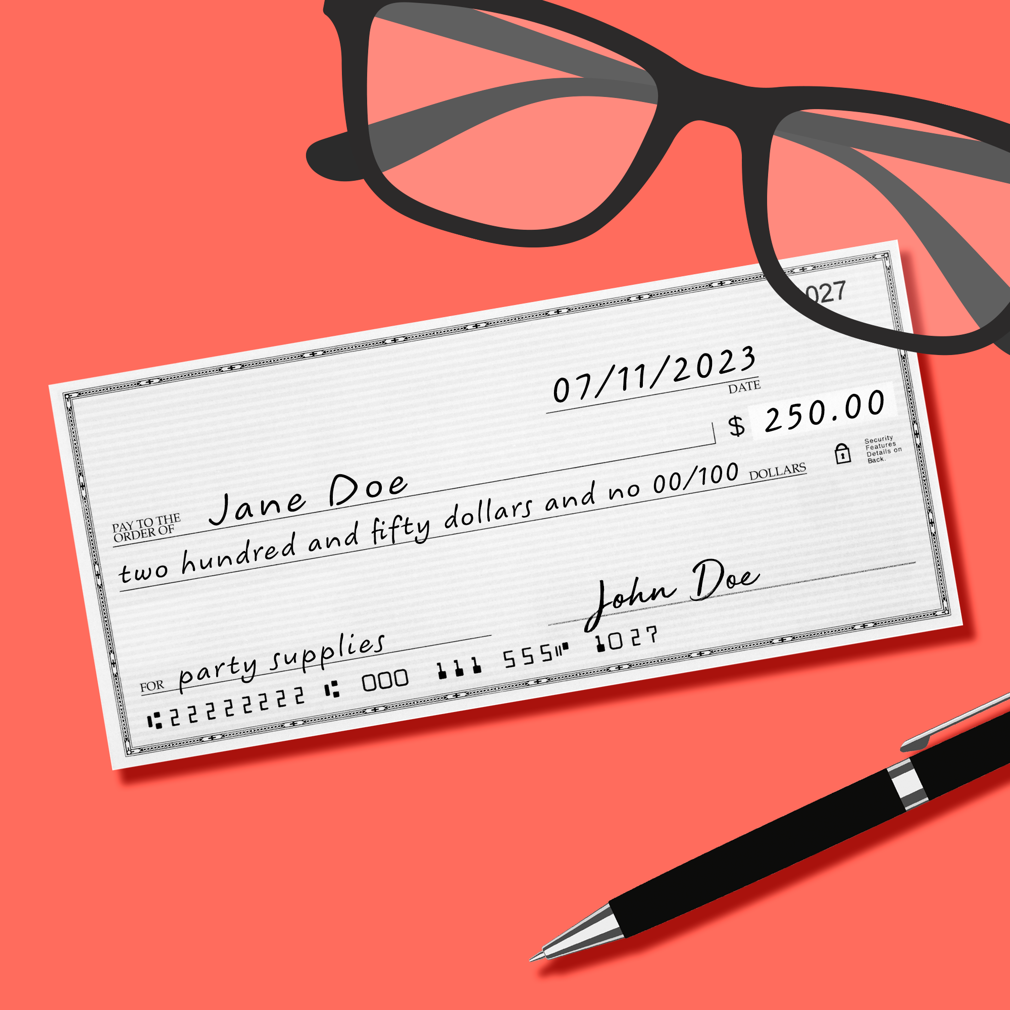 How To Write A Check banner