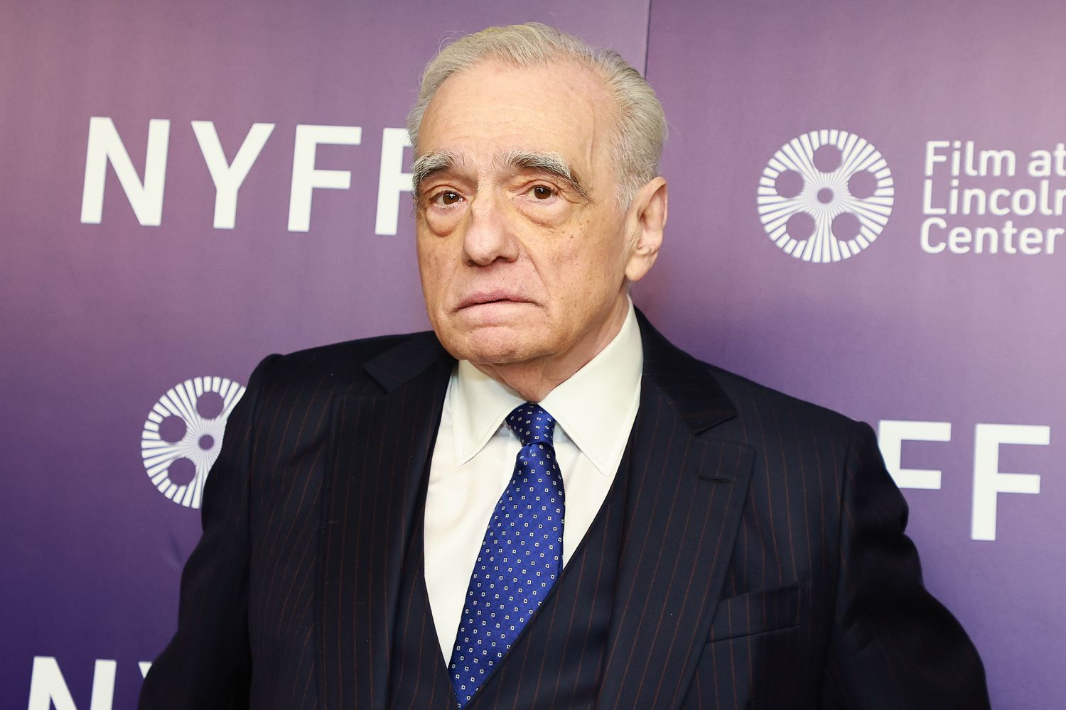 Martin Scorsese wearing a black suit