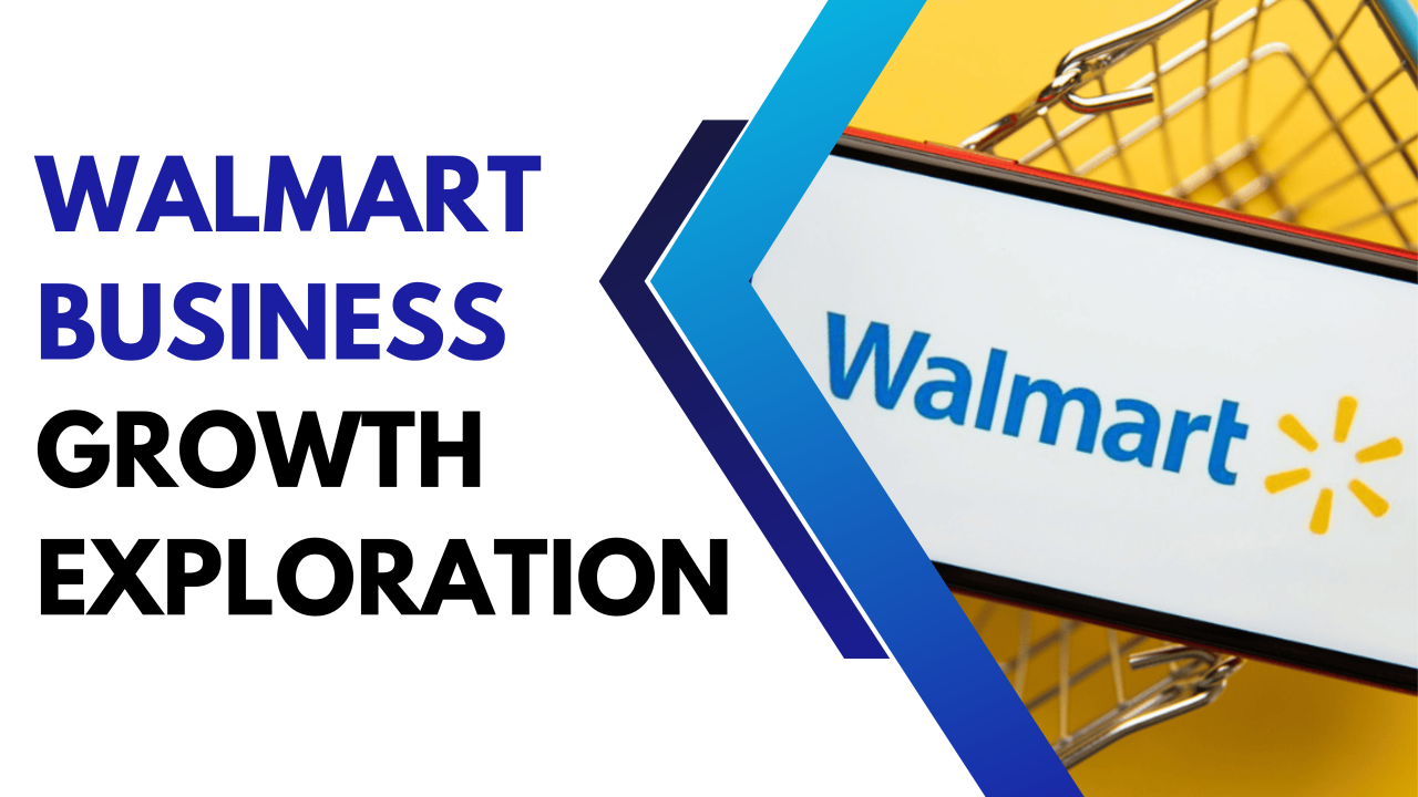 Walmart business growth exploration written with walmart logo
