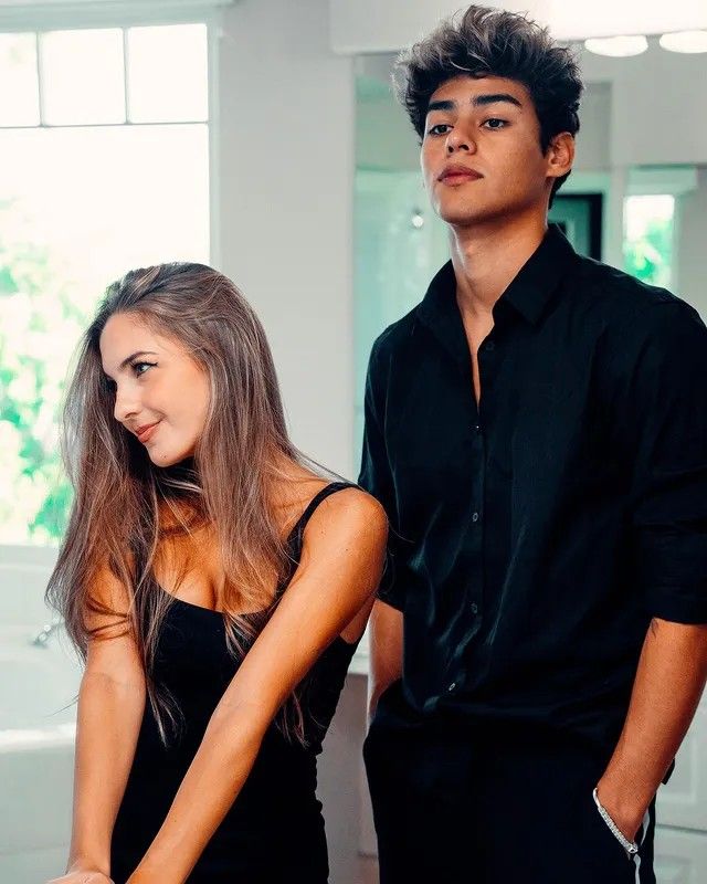 Lexi And Andrew wearing black clothes
