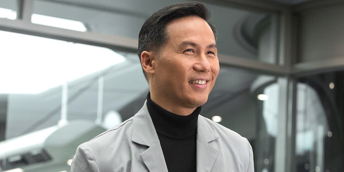 BD Wong smiling during a scene in Jurassic Park