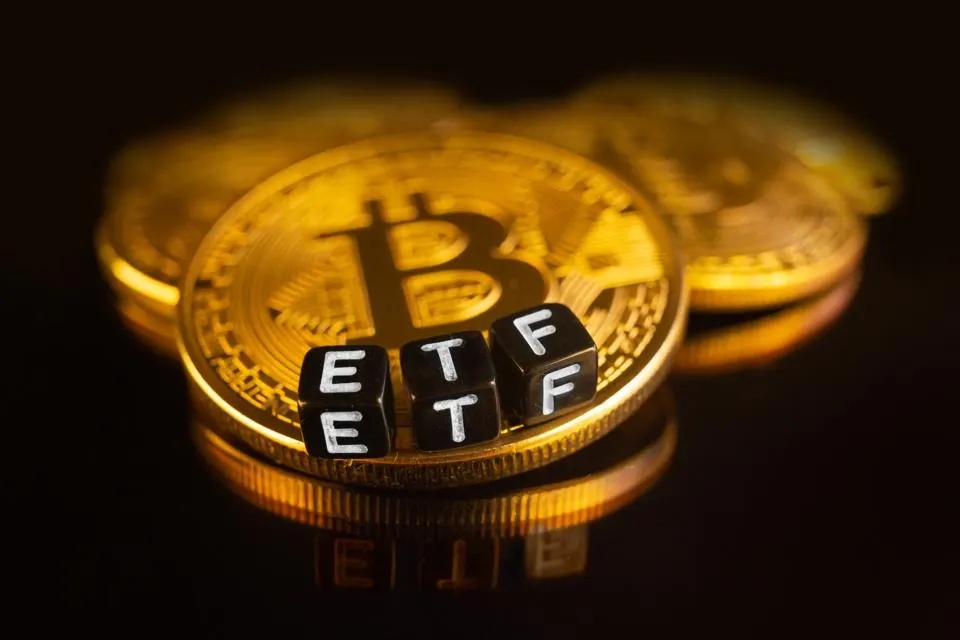 ETF alphabet blocks on Bitcoin