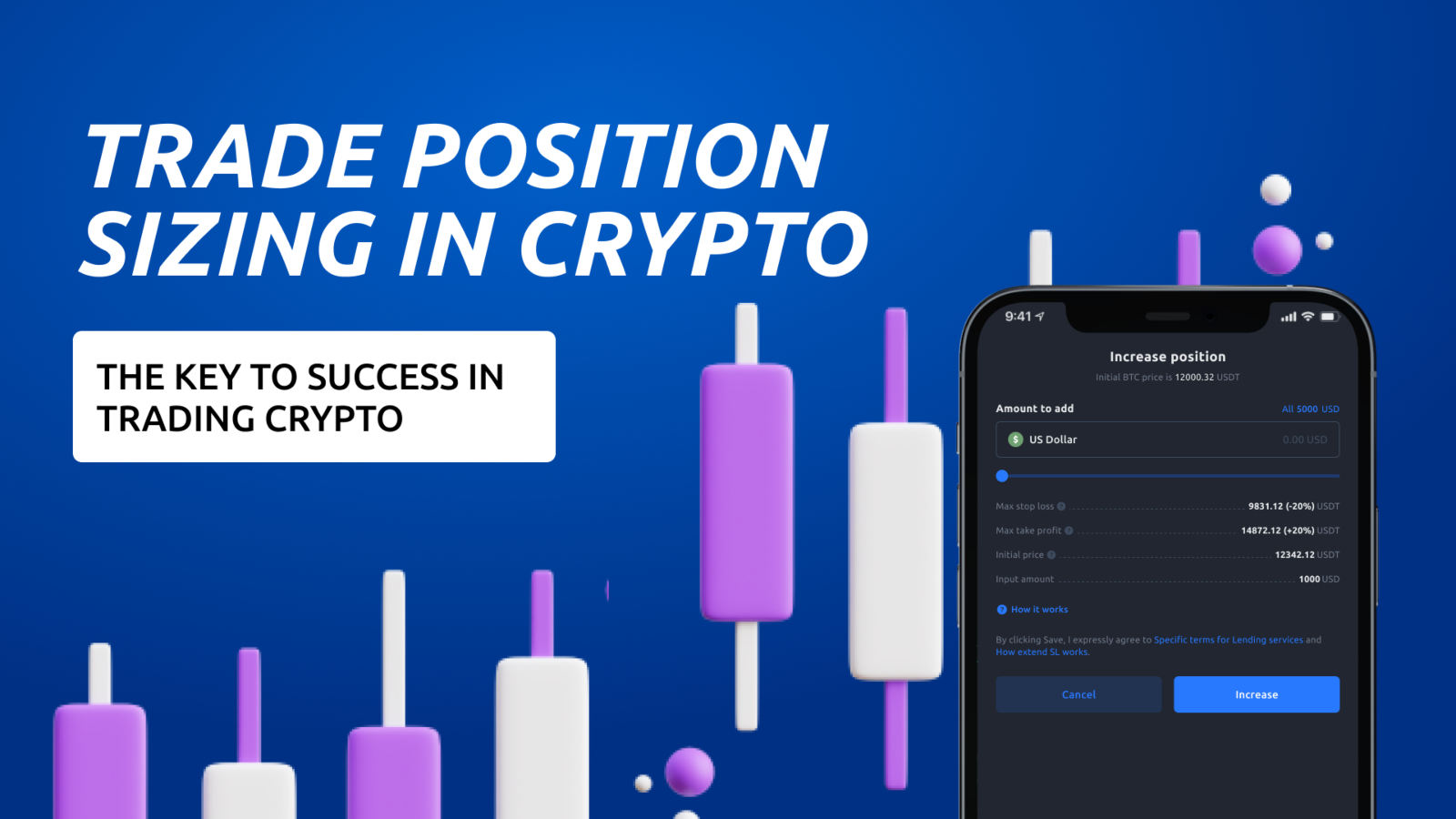 'trade position sizing in crypto' written