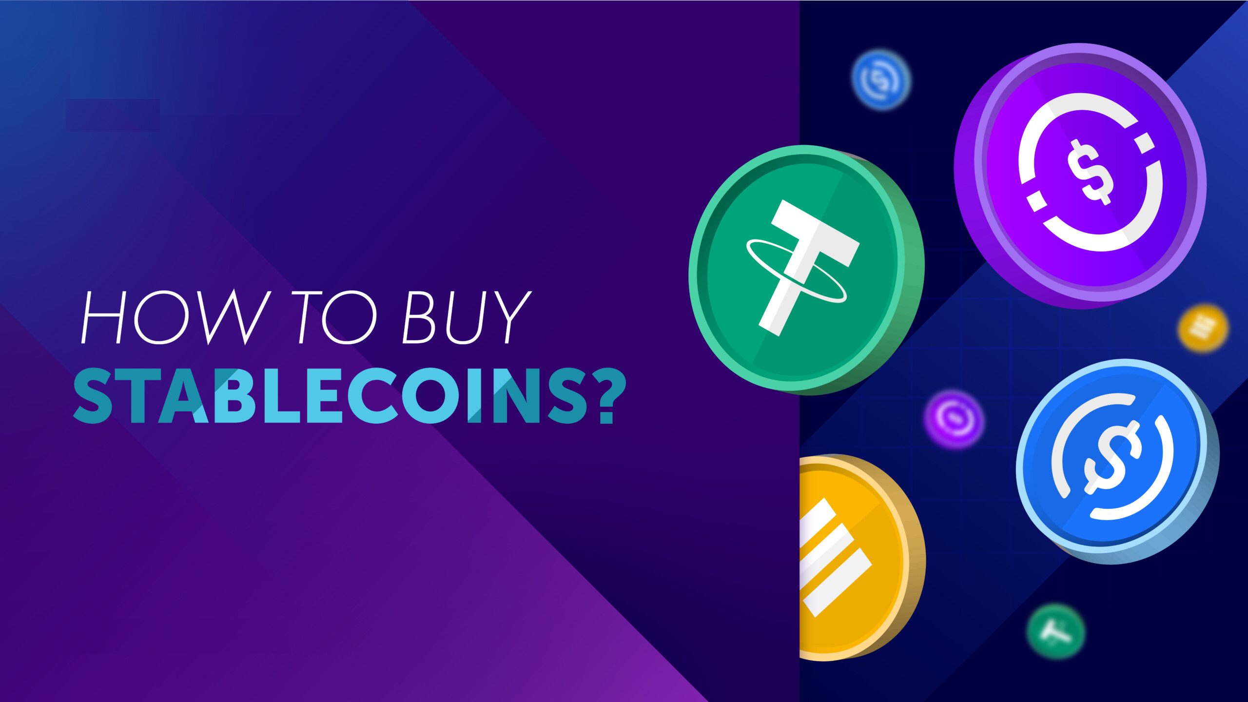 'how to buy stablecoins' written