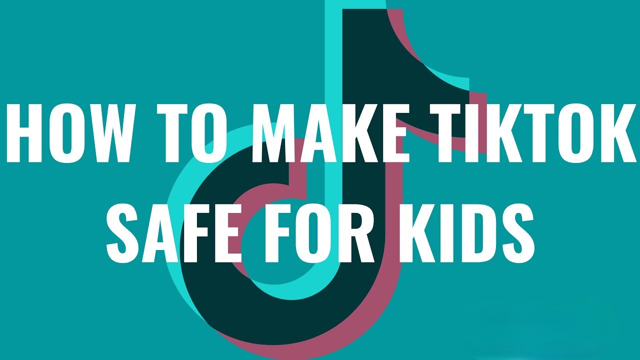 How to make tiktok safe for kids with blue background