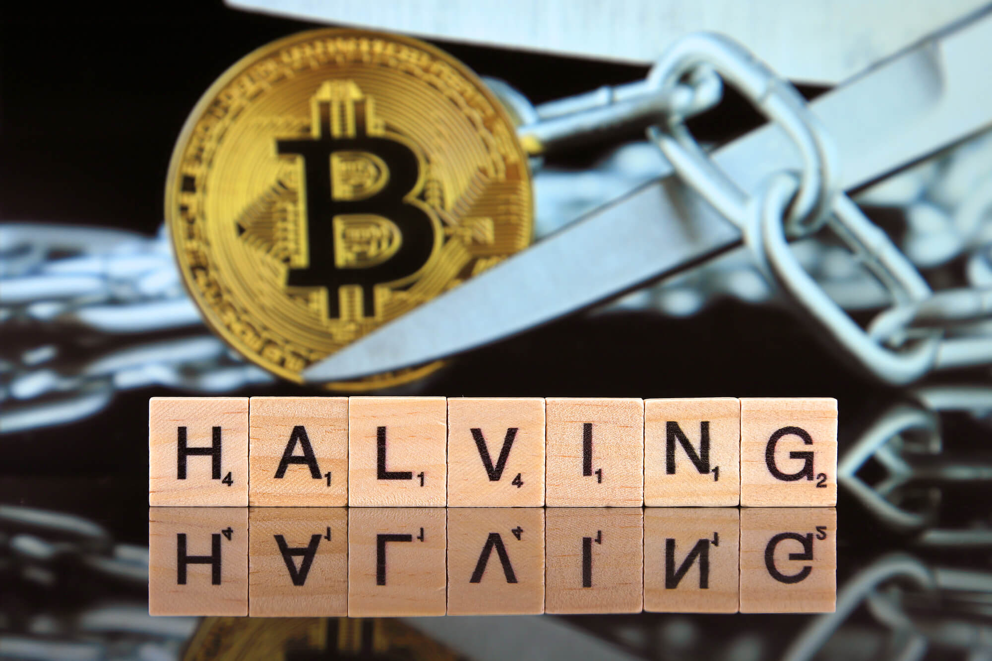 Bitcoin Halving themed wallpaper