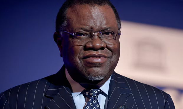 Hage Geingob, Namibia’s president who has died after being diagnosed with cancer