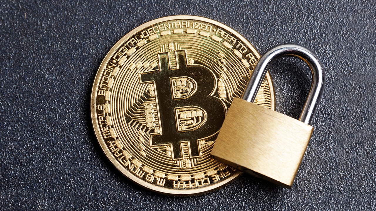 Bitcoin and a lock